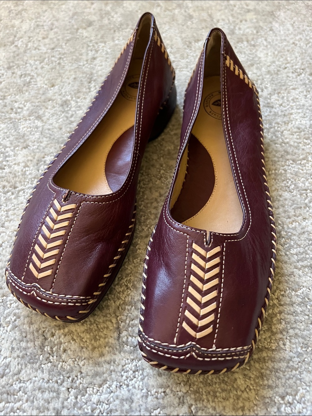 NURTURE Brown Leather Loafers